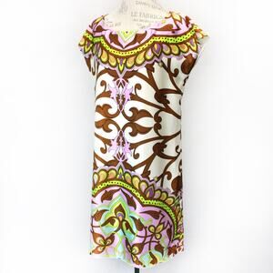 Taka boutique woman Pucci'que print lined fairy silk dress size medium